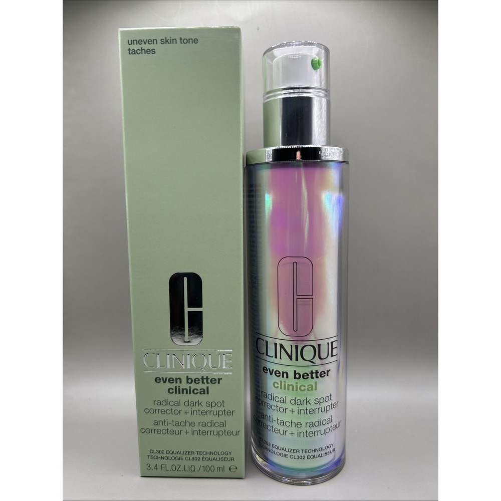 Clinique Even Better Clinical Radical Dark Spot Corrector+Interrupter 3.4oz NEW - Picture 2 of 5